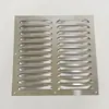 Ventilador de Rejilla de Acero Inoxidable Hierro Aleación de Aluminio Ventilación Pasante Campana Extractora Disipación de Calor Ventilación Placa de Rejilla Perforada a Prueba de Lluvia