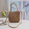Bolso Tejido de Paja para Mujer 2026 Nuevo Estilo Ins Bolso de Mano Simple Tejido Primavera y Verano Playa de Moda Versátil Bolso de Hombro Cruzado