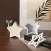 Hazlo tú mismo Yeso Estrella de Cinco Puntas Portalápices Arreglo Floral Árbol de Navidad Hombre Mayor Copo de Nieve Ángel Silueta Cortada Caja de Luz Molde de Silicona