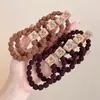 Elástico de Cabelo de Urso de Alta Elasticidade para Verão para Mulheres, Corda de Cabelo Simples e Durável, Elástico para Rabo de Cavalo Alto, Acessórios de Cabelo