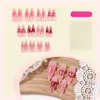 Manicura Degradada Puntas de Uñas Portátiles Efecto Rubor Rubor Uñas Portátiles para Chicas Populares Pegatinas Removibles para Uñas Postizas Puntas de Uñas Mayoreo