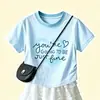 Conjunto de Dos Piezas para Niñas Mayores: Vestido de Pastel de Encaje Abullonado Estilo Coreano Dulce de Verano y Top Casual de Manga Corta