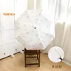 Guarda-chuva de Proteção Solar, Guarda-sol, Guarda-chuva Dobrável, Guarda-chuva Solar para Mulheres, Anti-UV, Dupla Utilização, Portátil, Elegante, Guarda-chuva Automático