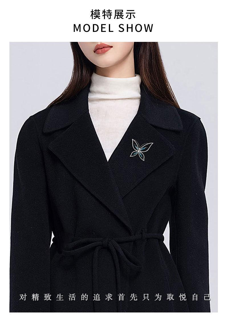 水晶镂空蝴蝶胸针新款秋冬高档轻奢昆虫胸花小众高级感