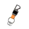 Llavero de cuero transfronterizo, abridor de botellas multifuncional, llavero creativo para coche para hombre, colgante de metal con letras láser