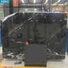 Láminas de Mármol Natural, Muestra Disponible: Travertino de 15*15 en Blanco, Negro, Gris, Marrón, Tonos Oscuros y Claros para Muebles, Cubiertas de Mesa de Comedor y Piedra para Paredes