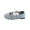 Sapatos Rasos Vazados Femininos 2025 Primavera Novos Sapatos Gorro Fivela de Cinto Sapatos para Gestantes Sapatos Casuais Sapatos Mary Jane