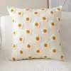 Funda de Almohada Bordada de Tulipán Funda de Almohada Funda de Almohada Cojín de Sofá Extraíble y Lavable Cojín de Girasol Cojín Lumbar para Sala de Estar
