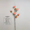 Flor artificial dourada Folha de eucalipto dourada Folha de ginkgo folha de amor cauda de fênix decoração de casamento balde de bênção de Ano Novo arranjo de flores