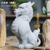 Decoración al por mayor de piedra dragón de piedra azul imitación jardinería salón de té pecera paisaje acuático paisaje pueblo Kirin bestia de agua