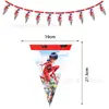 Prato de Papel com Tema de Joaninha Menina, Copo de Papel, Guardanapo, Toalha de Mesa, Decoração de Festa, Conjunto de Louças, Suprimentos - Importação Transfronteiriça
