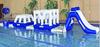 Fabricante de Equipos para Parque Acuático Inflable Móvil Grande para Niños Aventura Castillo al Aire Libre Piscina con Soporte