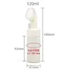 Botella de Espuma Limpiadora con Cabezal de Cepillo de Silicona en Forma de Corazón 100/120/150/200/250ml Botella de Mousse Botella Espumosa Limpiadora