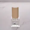 5ml Atacado de Fábrica Frasco para Decantar Perfume Tampa Quadrada de Madeira Sólida Frasco de Perfume Mini Portátil Borrifador de Névoa Fina Frasco de Vidro Vazio