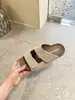Chinelos Tendência com Solado Grosso Estilo Birkenstock para Mulheres, Novidade Verão 2026 Sandálias Slide Casuais de Praia com Solado Macio para Mulheres