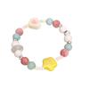 Pulsera de Piedra Natural Hecha a Mano Original China Pulsera Obsidiana Tobillera Collar para Hombre y Mujer Pareja Cuentas Redondas Pulsera de Ágata