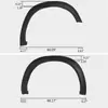 Inyección de ceja de rueda de recogida pp apta para piezas originales Dodge Ram 2009-2018 Dodge Ram 1500