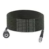 Tubo de Limpeza de Esgoto de Alta Pressão M22 Universal Frontal para Traseira Três Vias Bico Rato d'Água Acessórios para Tubo de Esgoto com Máquina de Limpeza