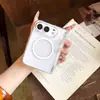 Capa de celular iPhone 18 DUO transfronteiriça, com design brilhante, transparente e magnético, oferecendo proteção contra quedas e um visual estiloso e voltado para negócios