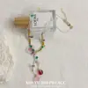 "Armonía de Primavera y Paisaje Claro" Collar de Flor de Cuentas Dopamina Colorida Fresa Cadena para Clavícula Estilo Fresco Pastoral Primavera y Verano