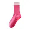 Calcetines de Yoga Antideslizantes de Silicona Pilates Profesionales Acheng Home Sin Hueso Primavera/Otoño Calcetines Deportivos de Fitness de Algodón Puro de Media Pantorrilla