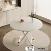 Mesa Doméstica Sencilla, Mesa Plegable Portátil para Exteriores, Mesa Redonda Plegable, Mesa de Comedor para Casa de Alquiler, Mesa Pequeña