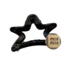 Pinza para el Cabello de Estrella de Cinco Puntas Etiqueta Dorada de Gama Alta para Mujer 2026 Nuevo Estilo Pinza para Cola de Caballo Alta Pinza de Tiburón para la Parte Posterior de la Cabeza Peinado Accesorio para el Cabello