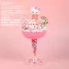 Kit de Materiais DIY Artesanal Infantil Cola de Creme Simulação Lama de Cristal Fofa Copo de Sorvete Brinquedo Pequeno para Menina