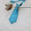 Corbata Pequeña Profesional Doble Pieza Color Sólido Estilo K Negro Borgoña Corta Corbata para Camisa de Mujer Uniforme Escolar Estudiante Niños