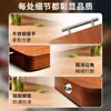 Tabla de cortar de madera de Wutong entera, corte en rodaja entera, madera maciza, antibacteriana, antimoho, de grado alimenticio para el hogar, tabla pequeña para frutas, tabla pegajosa, tabla de cortar para verduras