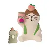 Imán para Refrigerador Imán de Gato Japonés Succión Fuerte Imán DIY Mensaje Juguete de Comida Artificial Manualidades Imán para Refrigerador Ciudad China
