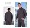 Ropa de trabajo abrigo individual poliéster cubierta algodón hombres y mujeres seguro laboral manga larga abrigo reparación de automóviles fábrica primavera y otoño ropa de trabajo azul Xizang