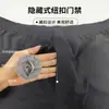 Calzoncillos Boxer de Botones para Deportes al Aire Libre para Hombre, Ropa Interior Holgada, Calzoncillos de Algodón Puro de Talla Grande con Abertura, Boxer de Cuatro Esquinas
