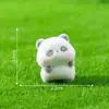 Pelúcia de Panda Fofo com Decorações DIY de Bambu Acessórios para Pendurar Carro Mesa Paisagem em Miniatura Pequenos Enfeites