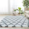 Alfombra Pequeña de Sofá Engrosada, Alfombra Rectangular Resistente a Manchas para Sala de Estar, Alfombrilla de Cama, Alfombra para Ventana de Bahía, Alfombra Tie-Dye para Dormitorio