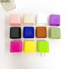 Adecuado para Cubierta Protectora de Cabezal de Carga Apple 20W Cubierta de Cabezal de Cargador de Carga Rápida 18W Color Puro Cubierta Protectora para Cabezal de Carga Color Caramelo
