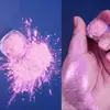 2025 Novo Pó de Unha Aurora Super Brilhante Transfronteiriço Camaleão Óptico Maquiagem de Alto Brilho Glitter para Sombras Phantom Neon