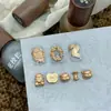 [Principal Hua] Líquido de Teñido de Metal Super Brillante para Uñas Cortas Color Bronce Dorado Plata Secado Rápido Líquido de Teñido para Metal