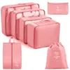 Bolsa de Armazenamento para Viagem Transfronteiriça Conjunto de Sete Peças, Bolsa de Armazenamento para Viagem de Negócios, Bolsa de Armazenamento de Grande Capacidade, Bolsa de Armazenamento Impermeável para Viagem