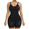 Body Camisola de Comercio Exterior Talla Plus para Mujer con Cremallera Ajustable en la Entrepierna, Control de Abdomen, Moldeador Levanta Glúteos, Diseño de Entrepierna Abierta