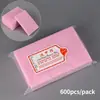 1000/600/500/300/200/100 peças Lenços Removedores de Esmalte Sem Fiapos Guardanapo Papel para Remoção de Esmalte em Gel UV Ferramentas de Limpeza