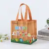 Cross-border Amazon Laminado Não-tecido Ecologicamente Correto Saco de Compras Ovo Coelho Presente de Páscoa Tote Atacado