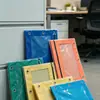 Bolsa para Archivos de Tres Agujeros con Doble Cremallera Ojal de Aire Carpeta para Oficina B5 Bolsa de Papelería Bolsa para Lápices de Gran Capacidad Rejillas de Almacenamiento