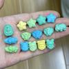Porcelana de Alta Magnesita Turquesa Elefante Dios Nezha Accesorios de Estrella Hecho a Mano DIY Accesorios de Moda Pulsera de Cuentas de Buda
