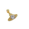 Acessórios DIY de Cristal Colorido Durável Preenchido com Ouro 14K Série Imperatriz Saturno Huazi Pingente Espaçador de Contas Pulseira Colar