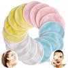 Almohadilla Redonda de Fibra de Bambú de 8 cm para Desmaquillar Maquillaje Transfronteriza Almohadilla de Algodón de Bambú para Desmaquillar Maquillaje Almohadilla de Terciopelo para Desmaquillar Maquillaje Húmeda y Seca