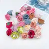 Flores Artificiais, Flores de Rosa, Cabeças de Flor de Peônia, Flores Falsas, Parede de Flores DIY Feita à Mão, Acessórios para Fotografia, Enfeites Decorativos Feitos à Mão