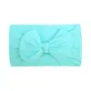 Diadema Elástica de Nylon Tejida a Mano de Color Sólido con Lazo de Ala Ancha para Niños, Amazon Europeo y Americano Transfronterizo, Accesorios para el Cabello Infantil 228