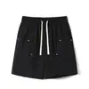 Pantalones de trabajo profundos de leñador para hombre, pantalones de verano, pantalones cortos funcionales estilo Hong Kong, pantalones cortos casuales holgados deportivos para hombre