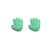 Juego de adivinanzas creativo gesto Tijera Piedra papel diy resina accesorios de joyería slime relleno de barro de cristal diy hecho a mano